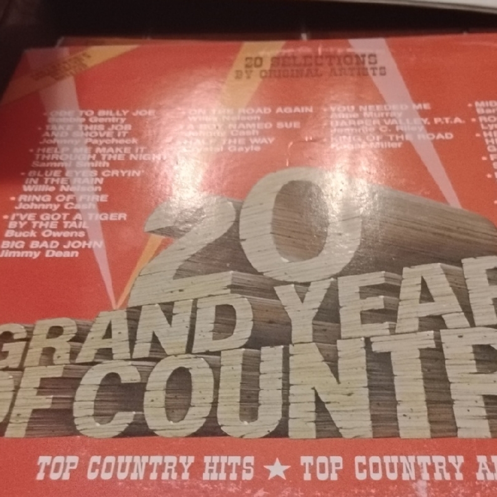 Vintage Country Music Album Cover Art